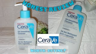 CeraVe SA Smoothing Cleanser  HONEST REVIEW [upl. by Aurel]