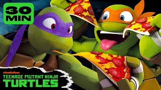 Teenage Mutant Ninja Turtles Pizza Party Extravaganza 😋🍕  28 Minute Compilation  TMNT [upl. by Gregrory]