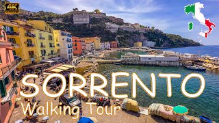 🇮🇹 Walking Tour in Sorrento in Italy  4K UHD video [upl. by Georgeanna]