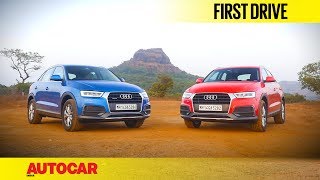 Audi Q3 Facelift  First Drive  Autocar India [upl. by Anicul]