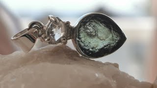 The Power Of Moldavite amp Herkimer Diamond by Crystal Healer Mark Bajerski [upl. by Yenar]