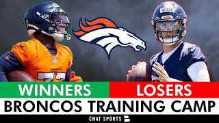 Denver Broncos Training Camp Winners amp Losers After First Week Ft Bo Nix amp Javonte Williams [upl. by Naples]