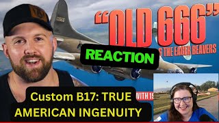 VIEWER SUGGESTION Old 666 Custom B17 Bomber  Rebecca Reacts [upl. by Sumaes]