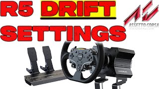 Moza R5 Settings For Drifting In Assetto Corsa Moza Pithouse Settings for R5 [upl. by Ikin]