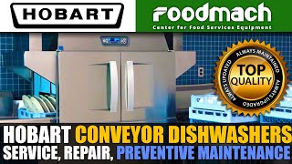 Hobart Conveyor Dishwasher Repair Service Preventive Maintenance Foodmach Metro Manila Philippines [upl. by Haissem]