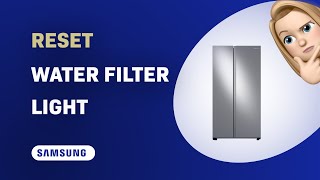 How to Reset Water Filter Light on Samsung RS28A500ASR [upl. by Bab569]