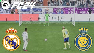 REAL MADRID VS AL NASSR  FC24  PENALTY SHOOTOUT [upl. by Ecnarual]