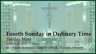 January 28 2024 Sunday Mass  Fourth Sunday in Ordinary Time [upl. by Roanna591]