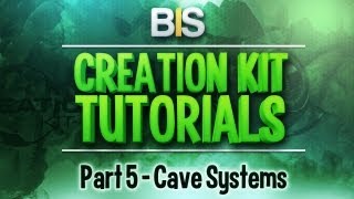 Skyrim Creation Kit Tutorials  Episode 5 Creating Cave Systems [upl. by Korfonta423]