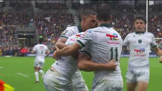 TOP 14  Essai de Jack MADDOCKS SP – Stade Rochelais – Section Paloise [upl. by Gifferd]