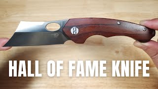 TOP PICK UNDER 100 LARGE FOLDING EDC KNIFE CLEAVER STYLE BLADE BESTECH SKIRMISH KNIFE REVIEW [upl. by Nnairek229]