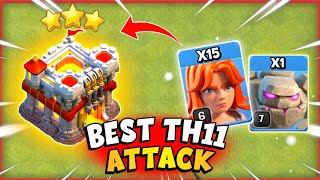 TH11 Valkyrie Attack Strategy 2022  TH11 Golem  Valkyrie Attack Strategy Clash Of Clans [upl. by Annasor]