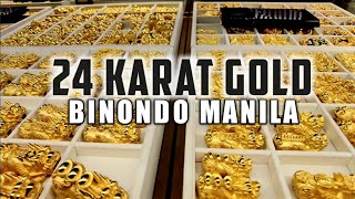 4K Buying 24K HONGKONG GOLD in Binondo Manila COVO Gold Shop amp Piyao Bracelet [upl. by Ativet768]