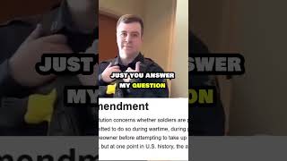 Do Police Know the Constitution Watch This Shocking Interaction cops shorts audit [upl. by Corvin]