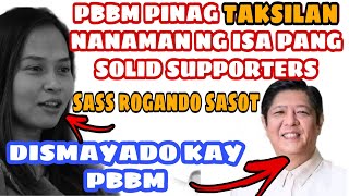 SASS ROGANDO SASOT NAG TRAYDOR KAY PBBM [upl. by Eixor661]