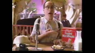 1994 Frosted Mini Wheats Commercial Auctioneer Adult Child [upl. by Nya]