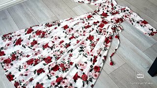 new dress designlong gown  maxi dress cutting and stitching [upl. by Munafo]