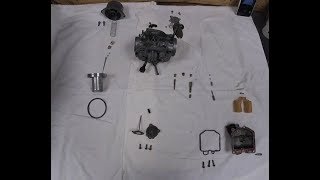 How to disassemble a Honda Carburettor CB900F Keihin main carb [upl. by Trula]