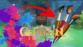 GenshinImpact  TUTO QUÊTE  Retrouvez les Pinceaux et la Peinture de Vermeer [upl. by Nickey697]