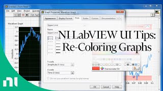 NI LabVIEW UI Tips ReColoring Graphs [upl. by Asoramla]