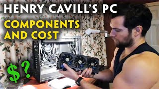 Henry Cavills Gaming PC Components And Total Cost [upl. by Eednar818]