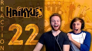 SOS Bros React  Haikyuu Season 1 Episode 22  Karasuno Fights Back [upl. by Bang241]