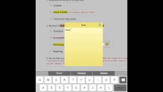 Schoology Annotations Features iOS [upl. by Buroker]