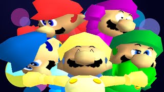 Super Mario 64 Bloopers Marios Emotions [upl. by Nnateragram]