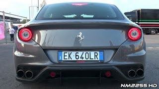 Cold Starts and Revs Ferrari 599 vs F430 vs FF [upl. by Ulrike398]