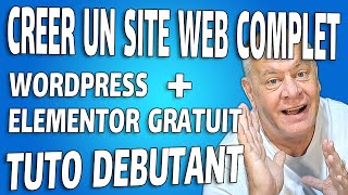 Créer un site web de A à Z avec wordpress et elementor gratuit depuis Hostinger [upl. by Ardnuasac]