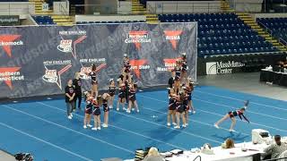 2017 Pop Warner New England Regional Cheerleading Competition Revere Jr Patriots CSquad [upl. by Aissatsan902]