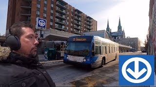 Montréal dans le métro Les stations de RosemontLa Petite Patrie [upl. by Elleahcim]