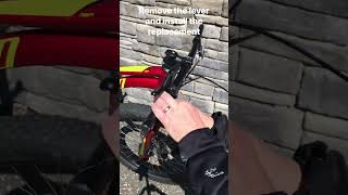 Refurbish A Kids MTB  Part 5 Replace Brake Levers [upl. by Arno840]