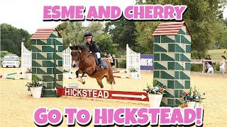 ESME AND CHERRY GO TO HICKSTEAD  Showjumping Vlog [upl. by Leeda297]