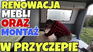 Przyczepa kempingowa Niewiadów N126  Renowacja i montaż mebli [upl. by Anerhs]