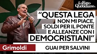 quotAbbiamo perso identità questa Lega non mi piacequot Grimoldi spara su Salvini e raccoglie applausi [upl. by Ainessey]