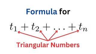 Sum of Triangular Numbers  A Formula [upl. by Abra]