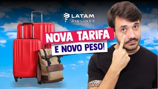 ⚠️ BAGAGEM DE MÃO LATAM Atualização e NOVA Tarifa [upl. by Klinger341]