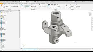 Inventor 2022 Tutorial 238  Inventor 3D Model Advanced Design [upl. by Ellebanna]