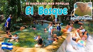 Conocí Balneario EL BOSQUE ☺ El más viral de El Salvador ♣ Agua natural y cristalina [upl. by Vi559]