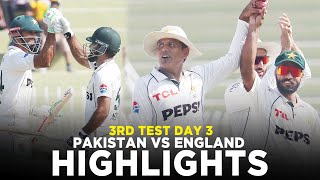 Full Highlights  Pakistan vs England  3rd Test Day 3 2024  PCB  M3G1K [upl. by Neuberger957]