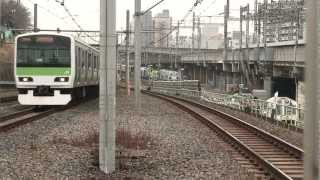 JR E231系・209系 田端駅西日暮里駅間JR East EMU2009341 [upl. by Natividad]