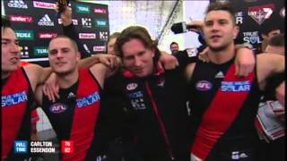 BTV Bombers pull Hirdy into song vs Carlton [upl. by Assyral747]