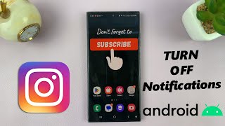 How To Disable Instagram Notifications On Android [upl. by Sedberry346]