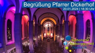 LIVE  Begrüßungsgottesdienst Pfarrer Ralf Dickerhof [upl. by Pallas]