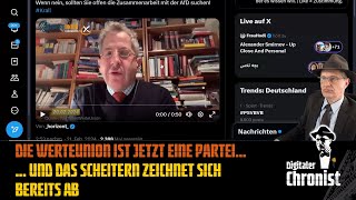 Die WerteUnion ist jetzt eine Partei  und das Scheitern zeichnet sich bereits ab [upl. by Iram]