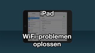 WiFi problemen oplossen VideoBytes  iPad [upl. by Evante]