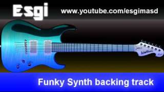 Funk Synth Backing Track Em [upl. by Seraphim]