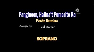 Panginoon Halinat Pumarito Ka  SOPRANO Advent Song SATB Version [upl. by Cloutman]