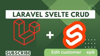 Edit customer  SvelteInertia Laravel Crud Application  6 [upl. by Anerbas]